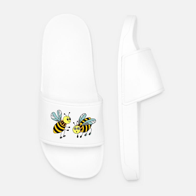 Insekten - Männer Badelatschen - Weiß