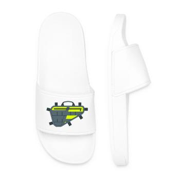 Bicycle Frame Bag Icon - Men’s Pool Sliders - white - Front