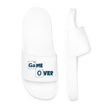 Game over games shirt - Men’s Pool Sliders - white - Front