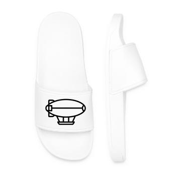 Airship - Men’s Pool Sliders - white - Front