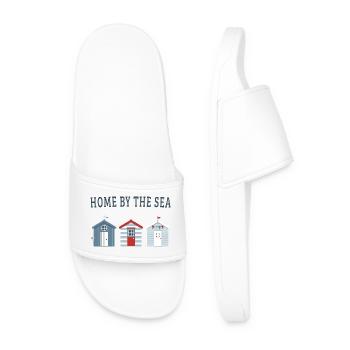 Maison au bord de la mer – Maisons de plage maritimes - Claquettes Homme - blanc - Devant