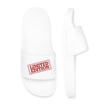 Limited Edition Stamps - Men’s Pool Sliders - white - Front