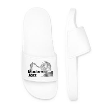 Modern Jazz Icon - Men’s Pool Sliders - white - Front
