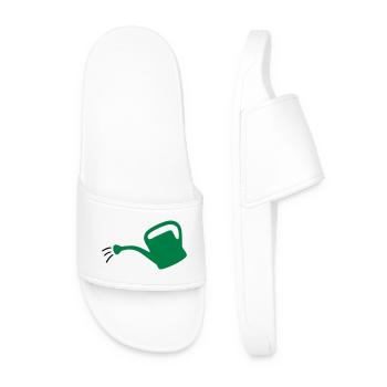 Watering Can - Men’s Pool Sliders - white - Front