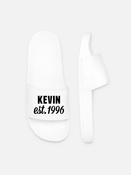 Kevin est 1996 - Männer Badelatschen - Weiß