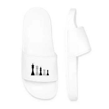 Chess pieces - Men’s Pool Sliders - white - Front