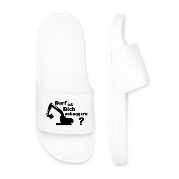 Can I hit on you? - Men’s Pool Sliders - white - Front