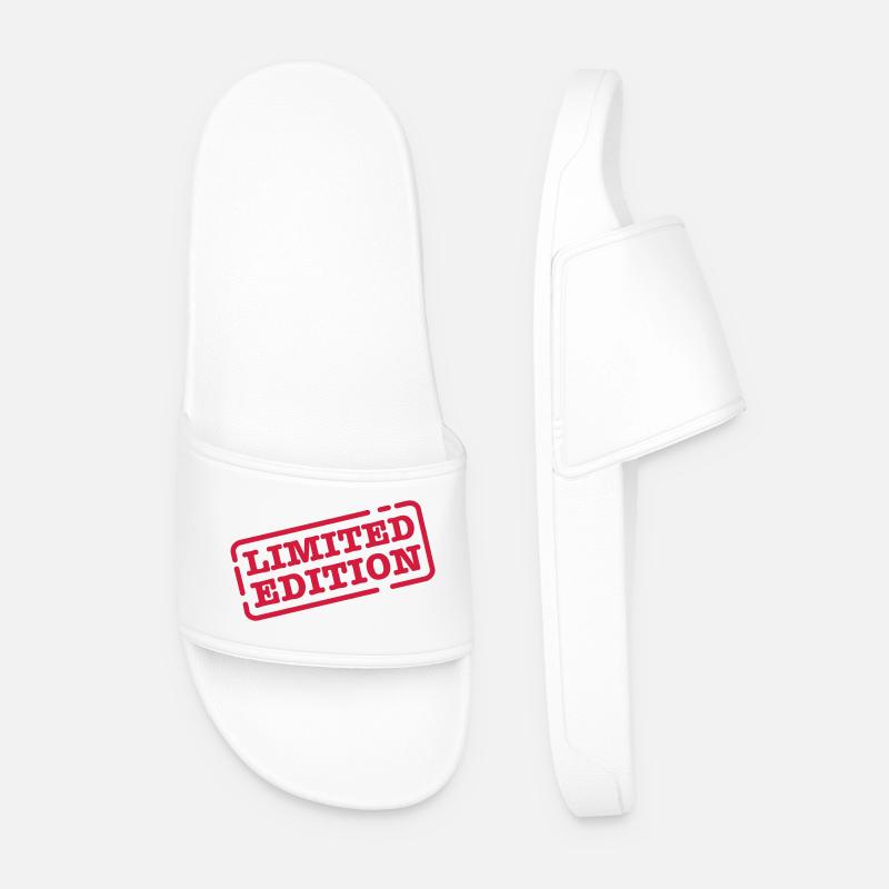 limited edition - Männer Badelatschen - Weiß