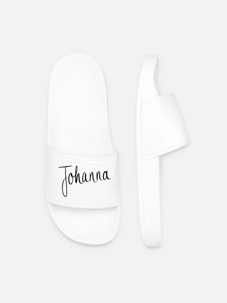 Johanna - Men’s Pool Sliders - white
