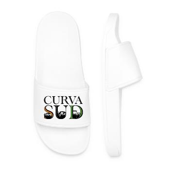 Curva Sud - Claquettes Homme - blanc - Devant