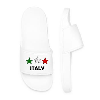 L’Italien - Claquettes Homme - blanc - Devant