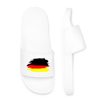 Deutschland - Männer Badelatschen - Weiß - Vorne