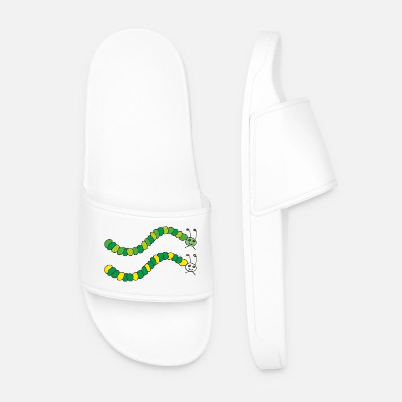 caterpillar nurses - Men’s Pool Sliders - white