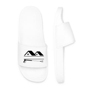 High-pressure sprayer façade cleaning houses - Men’s Pool Sliders - white - Front