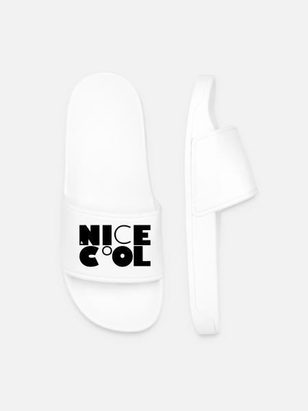 NICE&CoOL - Männer Badelatschen - Weiß
