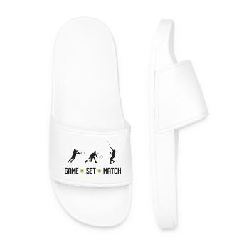 Tennis - Game Set Match - Men’s Pool Sliders - white - Front