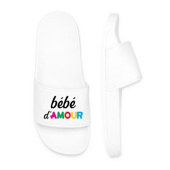 bébé d'Amour - Claquettes Homme - blanc - Devant