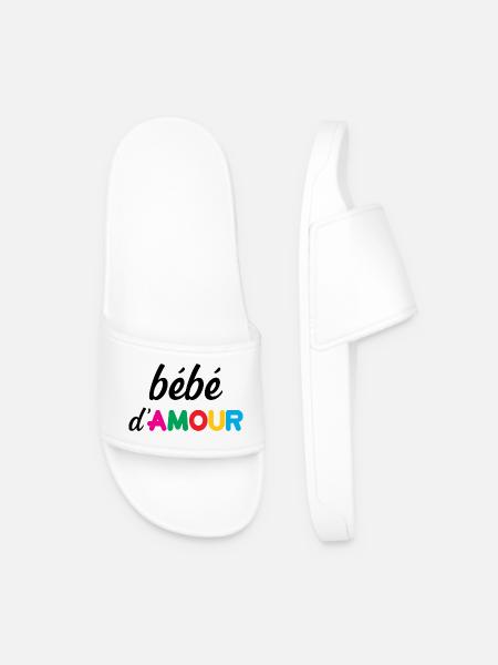 bébé d'Amour - Claquettes Homme - blanc