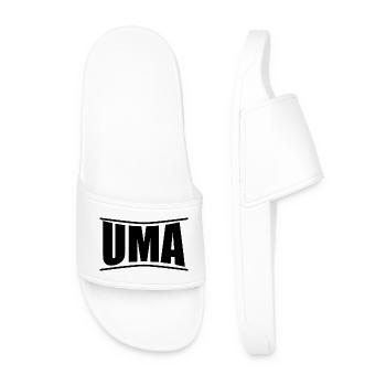 Uma t-shirt t-shirt idée cadeau - Claquettes Homme - blanc - Devant