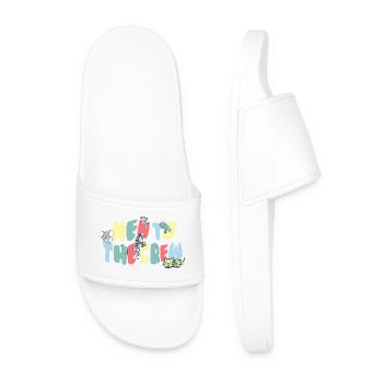 NOUVEAU DANS L’ÉQUIPAGE - BIENVENUE BÉBÉ - Claquettes Homme - blanc - Devant