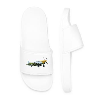 P-51 - Men’s Pool Sliders - white - Front