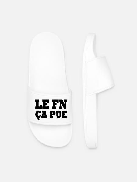 le fn ça pue - Claquettes Homme - blanc