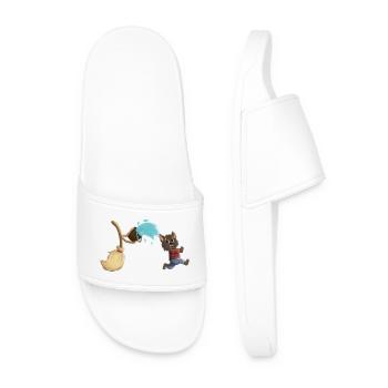 L’apprenti sorcier en tant que loup-garou - Claquettes Homme - blanc - Devant