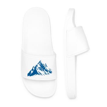 Berge Gebirge Alpen - Männer Badelatschen - Weiß - Vorne