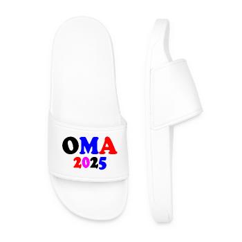 Grandma 2025 - Men’s Pool Sliders - white - Front