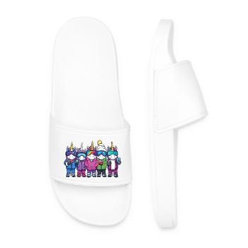 Vacances de ski Unicorn Team - Claquettes Homme - blanc - Devant
