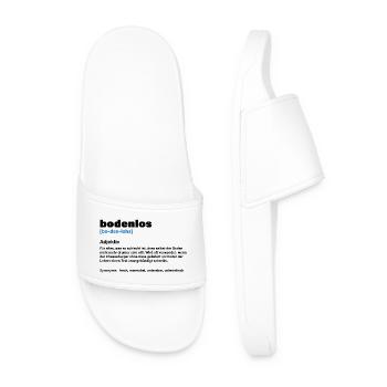 Bottomless – When it's really too much - Men’s Pool Sliders - white - Front