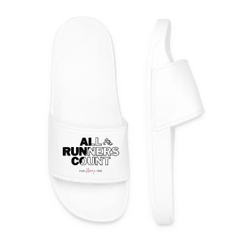 All Runners Count Gift For Runners - Claquettes Homme - blanc - Devant
