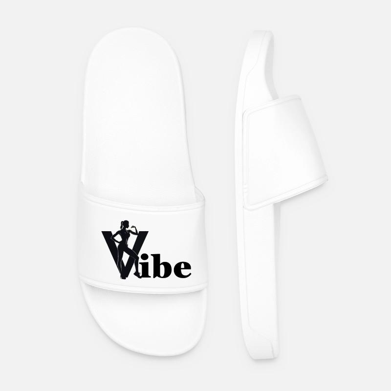 Vibe anmutig - Männer Badelatschen - Weiß