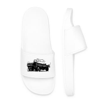 Camion à plateau IFA G5 – Icône de voiture classique du DD - Claquettes Homme - blanc - Devant