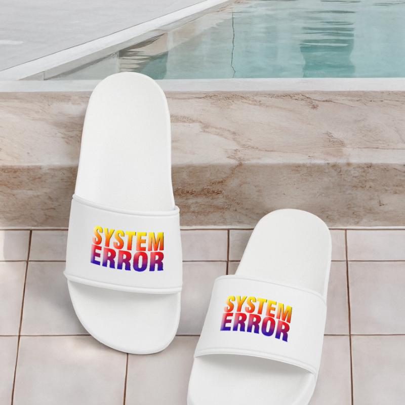 System Error Gradient Men’s Pool Sliders