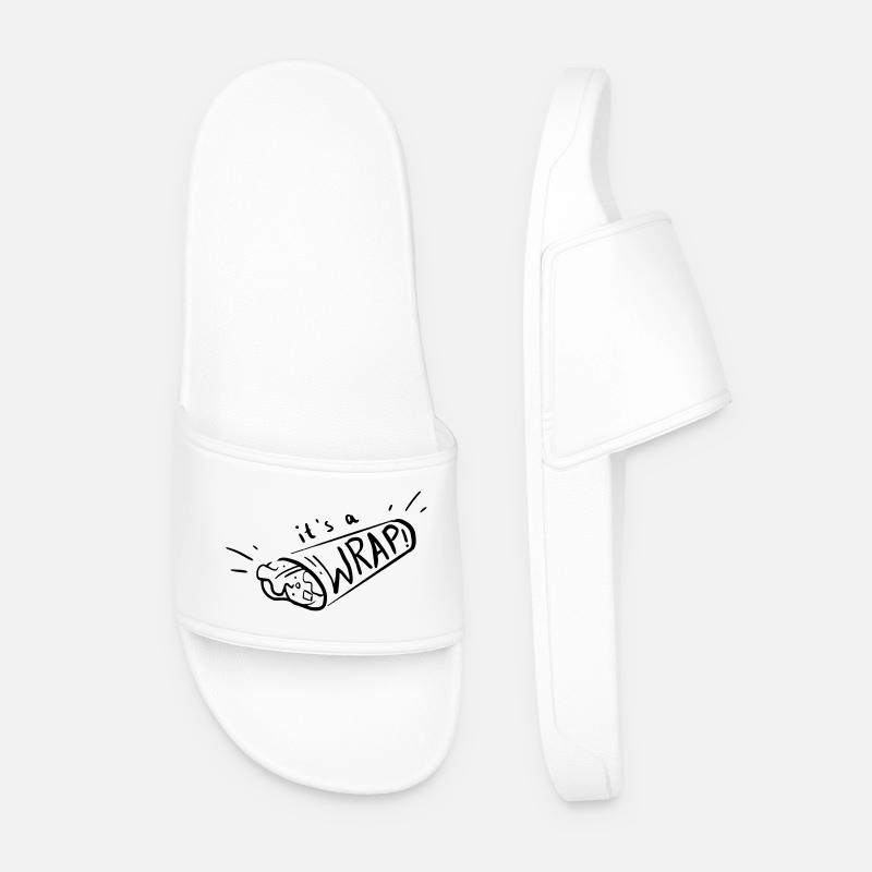 It's a wrap - Men’s Pool Sliders - white