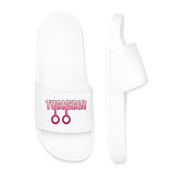 Gymnastics Ring Gymnastics Gymnast - Men’s Pool Sliders - white - Front