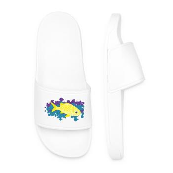Corocoro jaune - Haemulon flavolineatum - Claquettes Homme - blanc - Devant