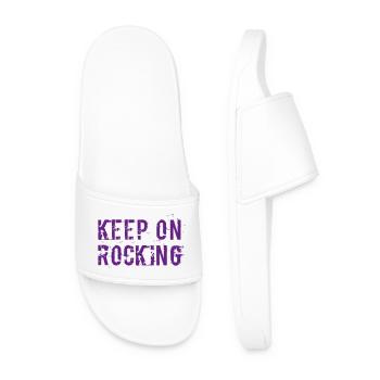 Continue de rocker - Claquettes Homme - blanc - Devant