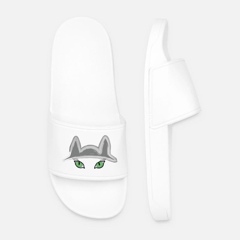 Katzi - Männer Badelatschen - Weiß