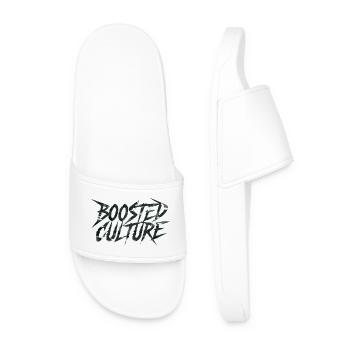 Culture boostée pour les fans de tuning autocollants - Claquettes Homme - blanc - Devant