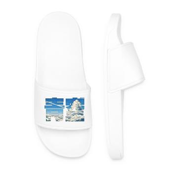 Aozora - Blue Sky - Men’s Pool Sliders - white - Front