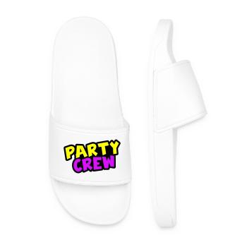 Équipe de fête - Claquettes Homme - blanc - Devant