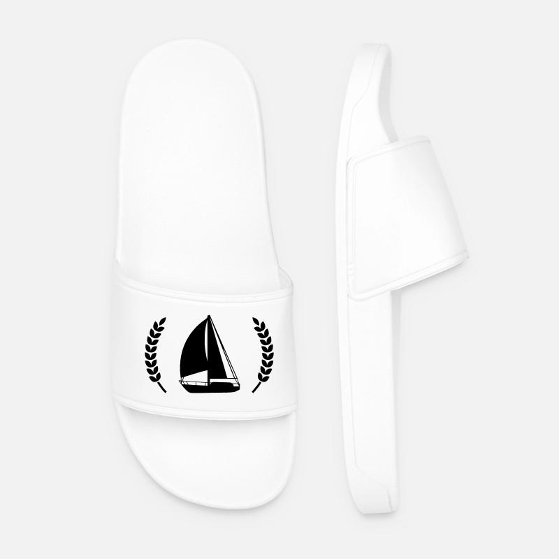Sail - Männer Badelatschen - Weiß