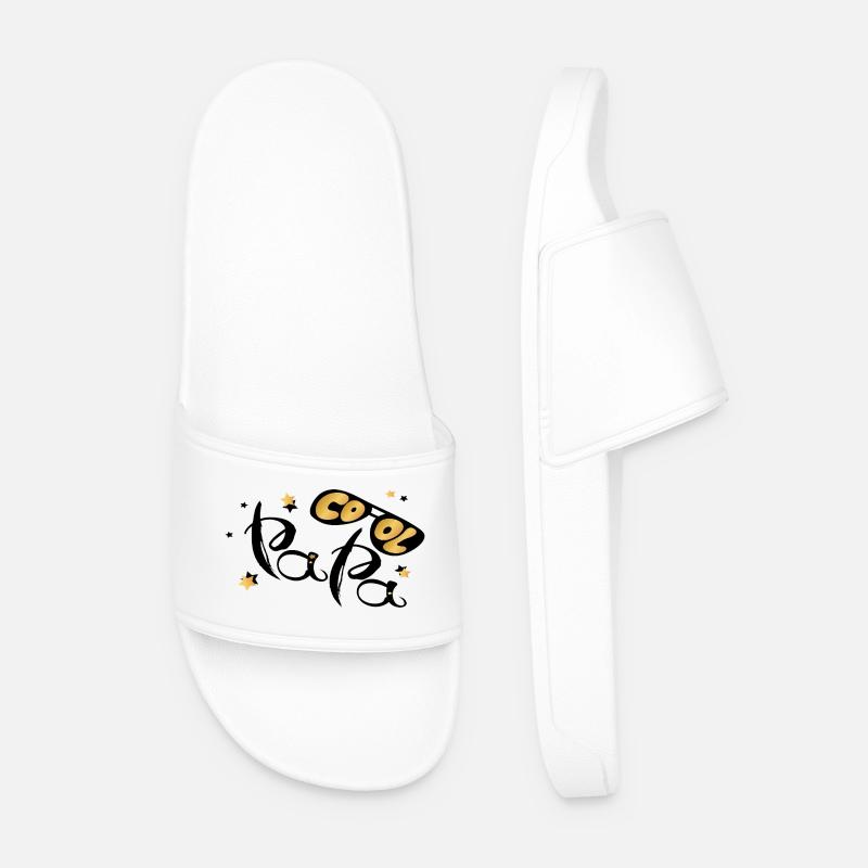 Cool dad - Men’s Pool Sliders - white