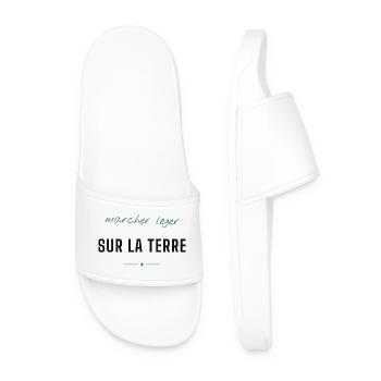 Marcher Léger Sur La Terre - Claquettes Homme - blanc - Devant
