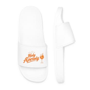 Holy Liqueur Spritz Design - Men’s Pool Sliders - white - Front