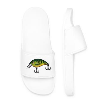 Poisson-leurre Crankbait Néon Vert - Claquettes Homme - blanc - Devant