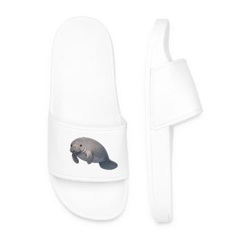 Lamantin - Claquettes Homme - blanc - Devant