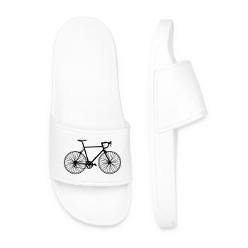 Classic road bike – pure bike love - Men’s Pool Sliders - white - Front